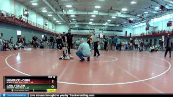 85 lbs Cons. Round 3 - Maverick Hoehn, North Posey Wrestling Club vs Carl Fielden, Garrett Wrestling Club