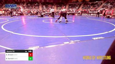 96 lbs Round Of 16 - Alyis Brown, American Dream Wrestling Club vs Bradley Burtch, NBWC