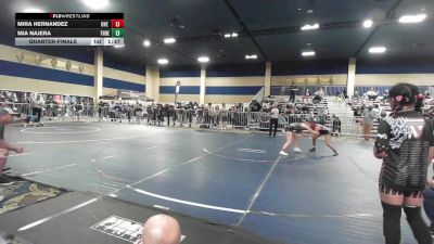 109 lbs Quarterfinal - Mira Hernandez, ONE Wr Ac vs Mia Najera, Threshold WC