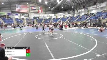 130 lbs Quarterfinal - Adrianna Lopez, Pikes Peak Warriors vs Chanel Travis, Denver Elite WC