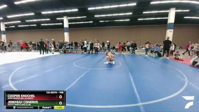 108 lbs Quarterfinal - Cooper Knochel, Apex Grappling Academy vs Jeremiah Cisneros, Scots Wrestling Club