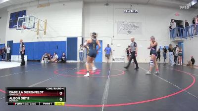 138 lbs Cons. Round 4 - Alison Ortiz, Meridian vs Isabella Dierenfeldt, Idaho Falls