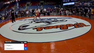 106 lbs Rnd Of 128 - Jeredy Nilges, KS vs Landon Edwards, AZ