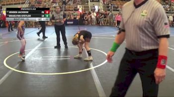 75 lbs 3rd Place Match - Jensen Jackson, Pursuit Wrestling vs Braelynn Stetler, Lady Magics