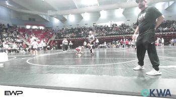 43 lbs 3rd Place - Tyler Korb, Vinita Kids Wrestling vs Jhett Price, Raw Wrestling Club
