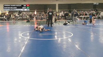 44 lbs Rr Rnd 5 - Athenah Gaines-Ratliff, American MMAW - K3 vs Sawyer Dellario, SAVAGE Wrestling Academy - K3