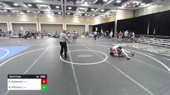 150 lbs Semifinal - Ely Gutierrez, NM Bad Boyz vs Aliaksandr Kikiniou, Poway Elite