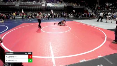 116 lbs Round Of 16 - Ayden Corona, Green River Grapplers vs Noah Alvarez, Silverback WC