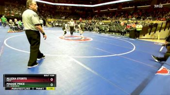 130 Class 1 lbs Cons. Round 1 - Allexa Storts, Polo vs Maggie Price, Ste. Genevieve