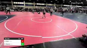 130 lbs Semifinal - Jianna Coon, Thunder WC vs Kiiaana Gavere, Legends Of Gold LV