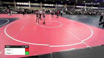 102 lbs Round Of 32 - Jadyn Wren, Red Wave vs Luca Rios, Boneyard