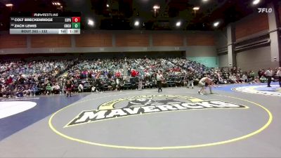 132 lbs Champ. Round 1 - Colt Breckenridge, Esparto vs Zach Lewis, Churchill County
