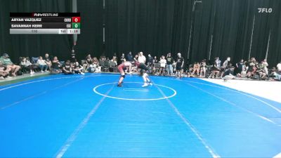 110 lbs Round 3 - Savannah Kerr, East Carolina Elite vs Aryan Vazquez, Cordoba Trained