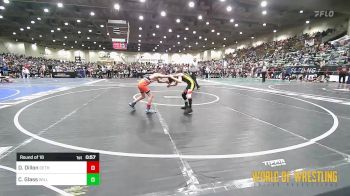 58 lbs Round Of 16 - Drew Dillon, Dethrone vs Colter Glass, Willits Grappling Pack
