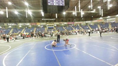 72 lbs Consi Of 4 - Lyla Spangler, Maize WC vs Jaxi Downing, Valley Bad Boys