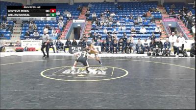 145 lbs 3rd Place - Greyson Music, Bishop McDevitt vs William McNeal, Derry Area