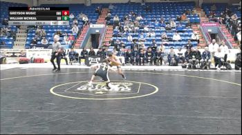 145 lbs 3rd Place - Greyson Music, Bishop McDevitt vs William McNeal, Derry Area