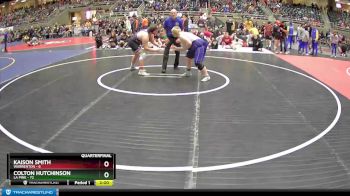 287 lbs Quarterfinals (8 Team) - Colton Hutchinson, La Pine vs Kaison Smith, Warrenton