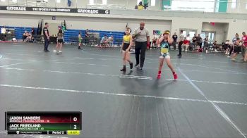 72 lbs 3rd Place Match - Jaxon Sanders, Riverdale Training Center vs Jack Friedland, Canes Wrestling Club