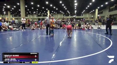 110 lbs Semis (4 Team) - Bentley Burke, AR- 15 vs Jamie Hearl, Ain`t My First Rodeo