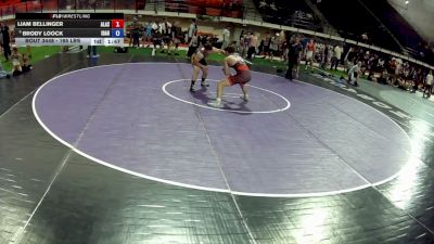 165 lbs Semis - Liam Bellinger, Alaska vs Brody Loock, Idaho