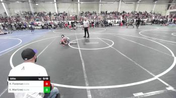 52 lbs Consi Of 4 - Hunter Foreman, Durango WC vs Xzavier Martinez, Alamosa