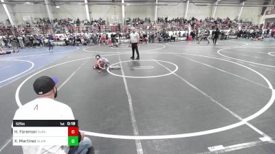 52 lbs Consi Of 4 - Hunter Foreman, Durango WC vs Xzavier Martinez, Alamosa