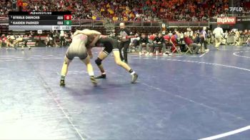 2A-132 lbs Quarterfinal - Kaiden Parker, Oskaloosa vs Steele Diercks, Assumption, Davenport