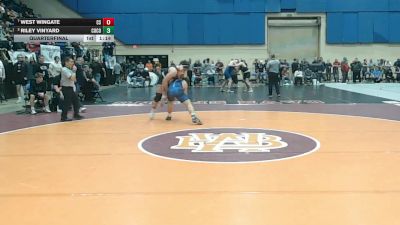 3 - 190 lbs Quarterfinal - West Wingate, Cave Spring vs Riley Vinyard, Culpeper County