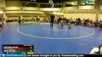 145 lbs Semis & Wb (16 Team) - Matthew Kotler, NFWA Black vs David Byelick, First Baptist Academy