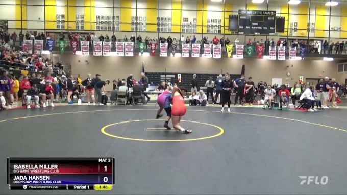 136 lbs Champ. Round 1 - Isabella Miller, Big Game Wrestling Club vs ...