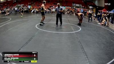 120 lbs Round 3 - Rylan Spencer, Saegertown vs Jeremiah Hayes, Red Cobra