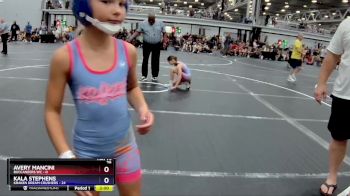 78 lbs Finals (2 Team) - Avery Mancini, Buccaneers WC vs Kala Stephens, Kraken Dream Crushers