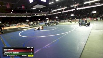 215 lbs Champ. Round 2 - Aiden Ford, Zillah vs Lafayette Doiron, Lakes