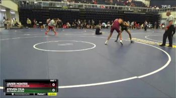 174 lbs Quarterfinal - Javier Montes, Mt. San Antonio College vs Steven Ceja, Rio Hondo College