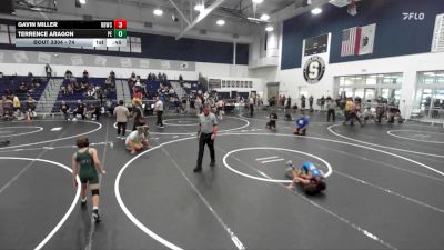 74 lbs Cons. Semi - Terrence Aragon, Poway Elite vs Gavin Miller, Rancho Bernardo Wrestling Club