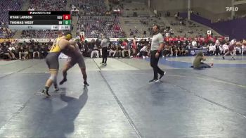 174 lbs Quarterfinals (8 Team) - Thomas West, Baldwin Wallace vs Kyan Larson, Olivet