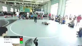 61 lbs Semifinal - Camiel Guizar, Powerline WC vs Riley Ramirez, Pounders WC