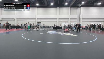 75-78 lbs 5th Place Match - James Bange, Backyard Bullies Wrestling Club vs Jackson Stott, Compound Wrestling