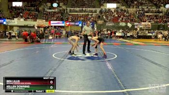 AA - 103 lbs Champ. Round 1 - Kellen Downing, Flathead (Kalispell) vs Ben Lillis, Billings Senior High School