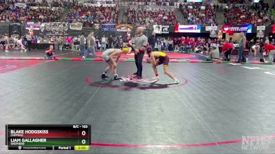 Champ. Round 1 - Blake Hodgskiss, Choteau vs Liam Gallagher, Shepherd