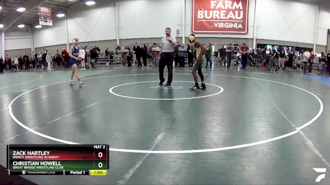 106 lbs Cons. Round 1 - Christian Howell, Great Bridge Wrestling Club ...