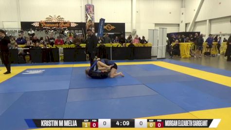 Morgan Elizabeth Sargeant vs Kristin M Melia 2024 World IBJJF Jiu-Jitsu No-Gi Championship