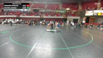 113 lbs Round 2 - Quarters & 1st Wb (16 Team) - Maxwell Marino, Conroe Woodlands College Park vs Fernando Morales, Houston Clear Lake