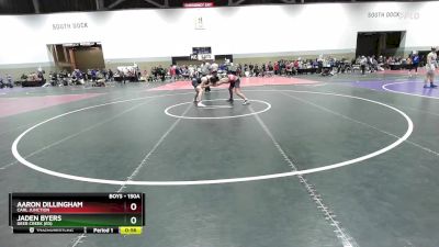 150A Cons. Round 3 - Jaden Byers, Deer Creek (ED) vs Aaron Dillingham, Carl Junction