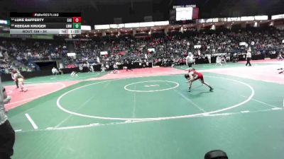 84 lbs Champ. Round 2 - Keegan Kruger, LWWA vs Luke Rafferty, EAG2