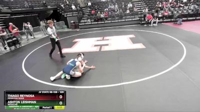 109 lbs Cons. Round 1 - Ashton Leishman, Ridgeline vs Thiago Reynosa, Mountain Ridge