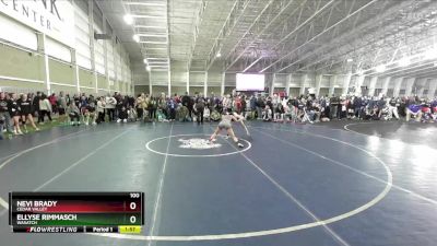 100 lbs Champ. Round 2 - Ellyse Rimmasch, Wasatch vs Nevi Brady, Cedar Valley