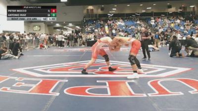 215 lbs Round Of 64 - Peter Mocco, FL vs Antonio Ruiz, GA