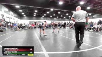 129 lbs Round 1 (8 Team) - Cannon Driscoll, CP Wrestling Academy vs Leonidas Giatis, Killer Elite